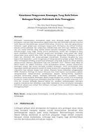 Anda perlu bijak dalam merancang perbelanjaan supaya ia tidak akan memudaratkan diri sendiri pada masa hadapan. Http Aplikasi04 Polisas Edu My Proceeding Index Php Menu Styless Neriec Download 46 Kesedaran Pelajar Terhadap Pengurusan Kewangan Yang Baik Kajian Di Politeknik Hulu Terengganu Start 20