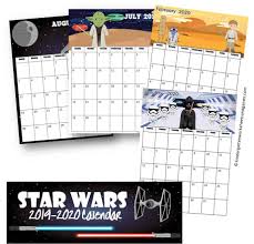 Yearly, monthly, landscape, portrait, two months on a page, and more. Free Star Wars Calendar 2020 Printable