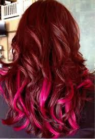 Red Hair With Pink Hairstyles And Beauty Tips Long Hair Styles Hair Color Hair