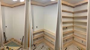 Build the shelves for the bookcase, by using the information from the diagram. Built In Corner Bookshelf With Open Corner Diy Handcrafted By Jason Cooper