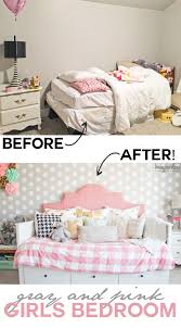 A purple and grey room can also have a warm atmosphere. Pink And Gray Girl S Bedroom Honeybear Lane