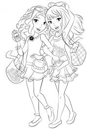 Lego Friends Shopping Coloring Page Cute Coloring Pages Lego Coloring Pages Lego Friends