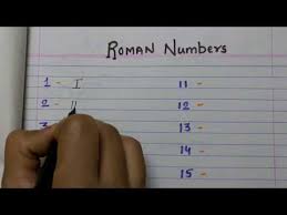 how to write roman numbers from 1 to 100 youtube