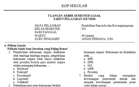 We did not find results for: Download Soal Ujian Semester Ganjil Ppkn Kelas X Kurikulum 2013 Gurungeblog
