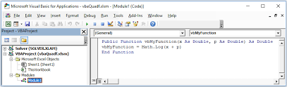 Excel Integration Function
