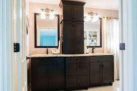 1 double vanity with center tower custom double vanity w/ glass door tower and heavy molding. Custom Double Vanity With Center Tower Cheap Bathroom Vanities Double Vanity With Center Tower Master Bath Vanity