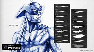Check out amazing procreatebrushes artwork on deviantart. Procreate Ballpoint Pen Brushes Free And Premium Brushwarriors
