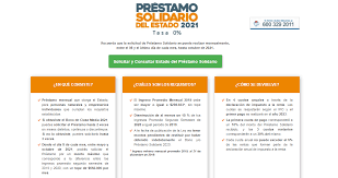 Préstamo estatal solidario del sii para clase media: Prestamo Solidario Comenzo La Nueva Postulacion Para Este Beneficio