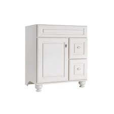 Most bathroom vanities are between 30 and 36 inches tall. Diamond Fresh Fit Britwell Cream Traditional Bathroom Vanity Common 30 In X 21 In Actual 30 In X 21 In Lowes Com Traditional Bathroom Vanity Bathroom Vanity Bathroom Vanities Without Tops
