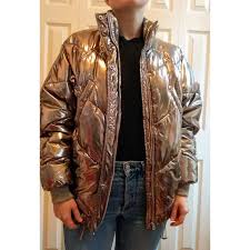 4.3 out of 5 stars 809. H M Jackets Coats Hm Metallic Rose Gold Puffer Jacket Size 4 Poshmark