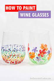 Wine Glass Painting How Tos And 17