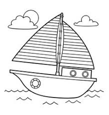 12 best free printable boat coloring pages for kids. Sail Boat Coloring Pages Vector Images Over 160