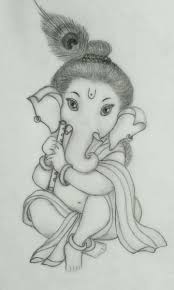 Lord Ganesha By Me Art Drawings Sketches Creative Art Drawings Sketches Simple Drawings