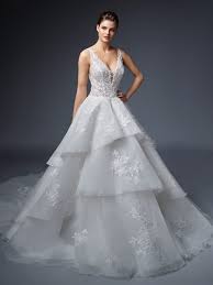 Check out our cape wedding dress selection for the very best in unique or custom, handmade pieces from our dresses shops. Wedding Dresses With Modern Silhouettes The Elysee Collection Enzoani Elysee