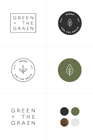 Process 23 Green The Grain Minimalist Logo Design Tea Logo Logo Design Inspiration