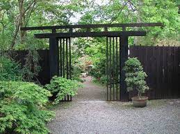 The Entrance Gate St Mawgan Japanese Garden Modern Japanese Garden Garden Entrance Japanese Garden
