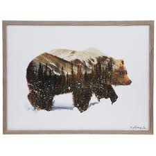 Brown Bear Wood Wall Decor Hobby Lobby 1788066 Bear Wall Art Bear Art Grizzly Bear