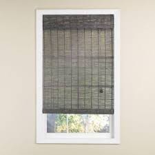Radiance Burnt Bamboo Roman Shade 70 In W X 64 In L 0108836 The Home Depot Bamboo Window Shades Home Decoration Brands Popular Window Treatments