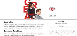 6 99 Great Clips Coupons 2020 Great Clips Coupons Printable Coupons Haircut Coupons