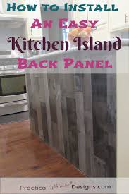 Learn how to build a rolling kitchen island with seating, storage and counter space at hgtv.com. Simple Cheap Kitchen Island Back Panel Kitchen Island Back Panels Diy House Projects Diy House Renovations