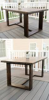 Plus, you can customize the top with your choice of any pattern and colors of tile. Best Diy Outdoor Furniture Ideas You Can Put In Garden Modern Outdoor Dining Modern Outdoor Table Diy Dining