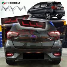 The new 2018 myvi 1.8 also available with 36 litres fuel thank capacity with efficient. Perodua Myvi 2018 Night Rider Sportivo Sequential Blinking Plug And Play Rear Bumper Reflector Led Light With Turn Signal New Pgmall