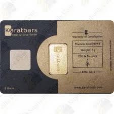 Purchasing in small quantities is obviously more expensive than buying in bulk. Nadir Karatbar 5 Gram 9999 Fine Gold Carded Sku 20035 Nashville Coin Gallery