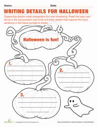 Halloween Sentences Worksheet Education Com Halloween Sentences 3rd Grade Activities October Teaching Ideas