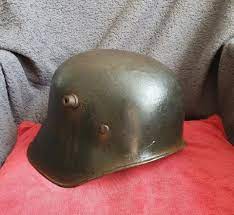 Rare Visorless M18 German Helmet Hard Hat Rare