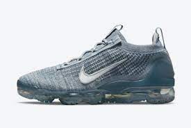 Nike Air Vapormax 2021 Flyknit Armory Blue Light Smoke Grey Metallic Silver Dh4084 400 Febsale