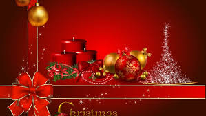Merry Christmas Red Candles Decorative Balls Christmas Red Wallpaper Hd 1920x1200 Wallpapers13 Com