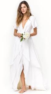 18 Stunning Wedding Dresses For The Beach Bound Bride Casual Beach Wedding Dress Casual Wedding Dress Wedding Dresses