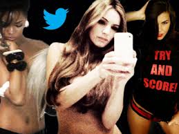 Naked Twitter stars: Imogen Thomass boobs, Jodie Marsh naked, Rihanna naked,  Adrianne Currys bum, Amber Roses boobs, Katie Prices boobs, Lady Gaga  nude, Kelly Brooks boobs, Abbey Clancy in a bikini and