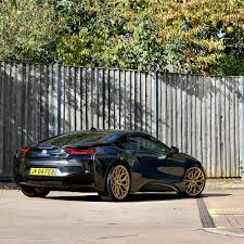 Bmw i8 in dallas $103,452 save $8,930 on 3 deals: Bmw I8 Black With Gold Vossen Hf 2 Wheel Front