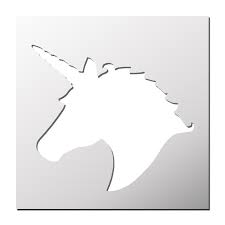 Pochoir Licorne Pochoir Pochoir Silhouette Licorne