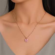 Amazon Com Cheap Butterfly Necklaces Under 5 Dollars In 2020 Butterfly Pendant Necklace Cute Necklace Women S Earrings