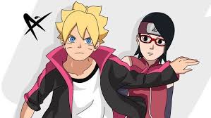Borusara Boruto And Sarada Uzumaki Boruto Anime Naruto