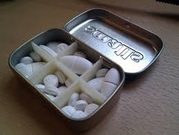 In order to reuse and repurpose empty. Pill Box Insert For Altoids Tins By Scanlime Thingiverse