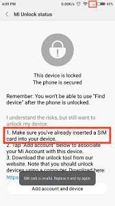 Enable developer option by heading to the settings>about phone>miui. No Service Issue Can T Unlock Bootloader Plz Help Xda Forums