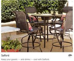 Safford Keep Your Guests And Drinks Cool With Safford Patio Patio Set Patio Furniture