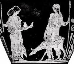 Themis & Bendis - Ancient Greek Vase Painting