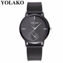 Moda Kadin Quartz Saat Luks Kadin Plastik Band Analog Kol Saati Yolako Marka Relogio Feminino Drop Shipping China Womens Watches Watch Gifts Quartz Watch