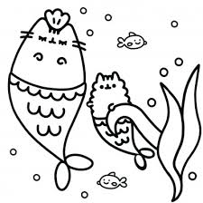 Kolorowanki do druku na całą stronę a4. Kolorowanki Pusheen Zima Coloring And Drawing