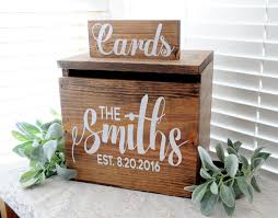 Rustic Personalized Painted Wooden Wedding Card Box Large Rustic Country Wedding Keepstake Trun Rustic Card Box Wedding Card Box Wedding Rustic Wedding Cards