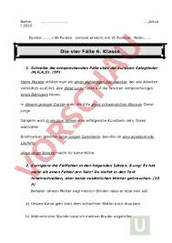 Bei diesem beitrag bieten wir ihnen die lösungen und antworten für das neuste wortspiel von teamiscool entertainment und zwar garten der wörter. Arbeitsblatt 4 Falle Test Deutsch Grammatik