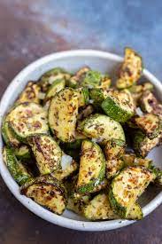 Just 5 ingredients and much less oil than other methods of cooking, these air fryer roasted potatoes are perfectly tender and crisp. Parmesan Zucchini In Air Fryer Tasty Air Fryer Recipes