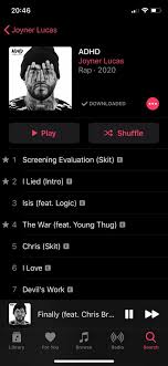 Joyner Lucas Drops New Album Adhd Listen to albums and songs from joyner lucas. joyner lucas drops new album adhd