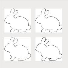 Making these easter bunny feet cutouts was easy with my cricutmachine but i'm including a free template in case you don't have a cricut machine. 9 Bunny Templates Pdf Doc Free Premium Templates