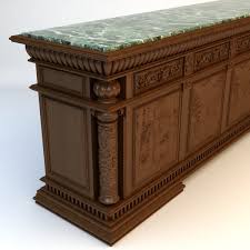 The best bar top materials for outdoor bars | hunker. 3d Model Bar Details Materials