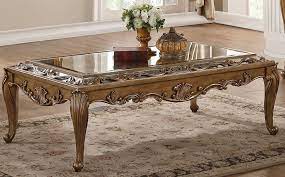 Canditree antique rectangular coffee table solid wood, coffee table with storage, storage trunk for living room. Orianne Mirrored And Antique Gold Coffee Table 1stopbedrooms